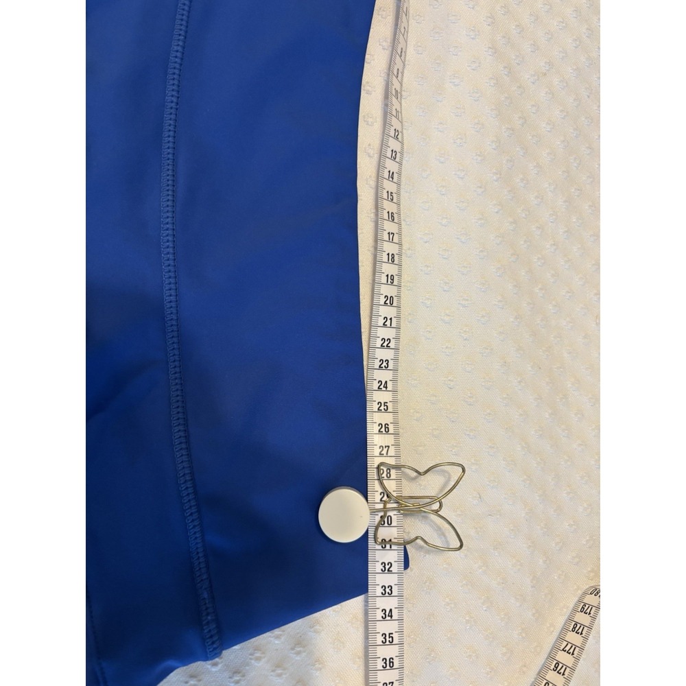 GOLDHINGE Blue Pleated Athletic Tennis Skort Women's Size M Stretch Pockets - Picture 3 of 5